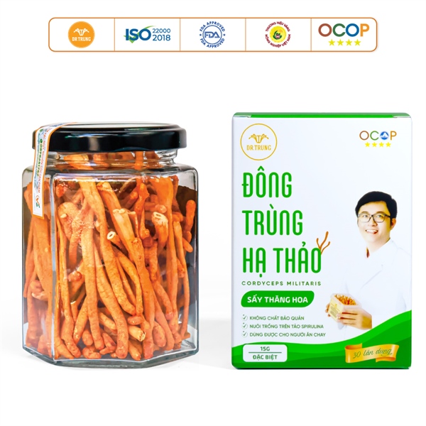 Đông Trùng Hạ Thảo Sấy thăng hoa Loại Đặc biệt