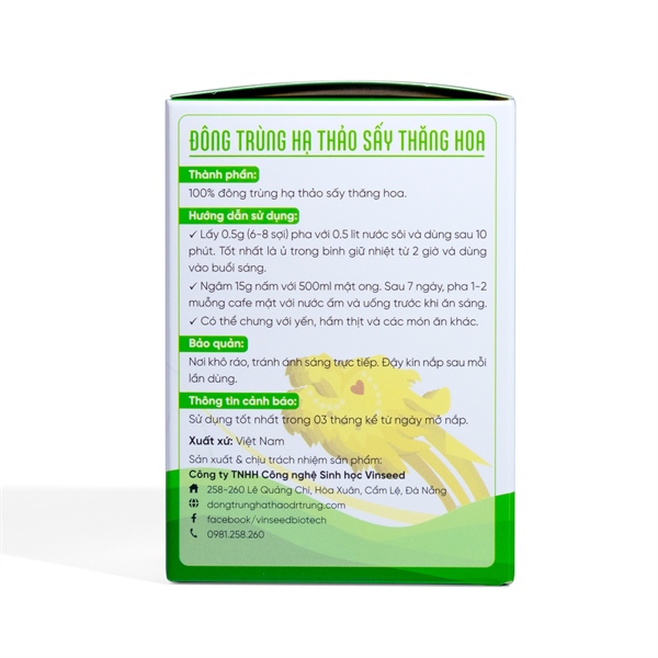 Đông Trùng Hạ Thảo Sấy thăng hoa Loại Đặc biệt - Ảnh 3